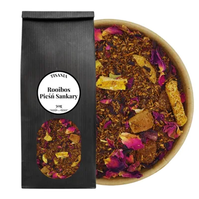 Rooibos Pieśń Sankary egzotyczna mango papaja aromatyczna