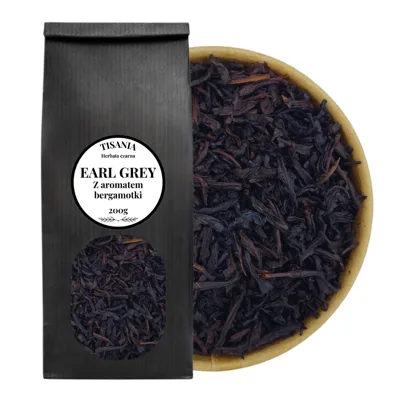 Herbata czarna EARL GREY z aromatem bergamotki
