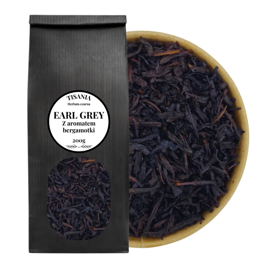 Herbata czarna EARL GREY z aromatem bergamotki