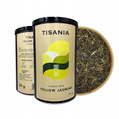 Herbata żółta Yellow Jasmine liściasta Premium aromatyczna 50g