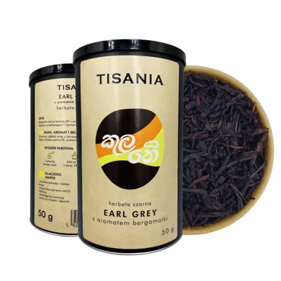 Earl Grey herbata czarna z aromatem bergamotki Premium puszka 50g