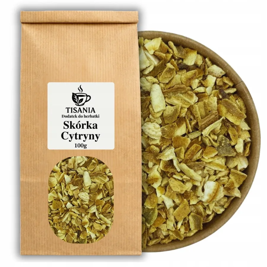 Skórka cytryny suszona do naparu herbata owocowa
