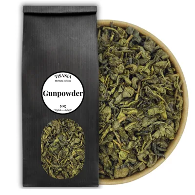 Gunpowder herbata zielona liściasta klasyczna aromatyczna