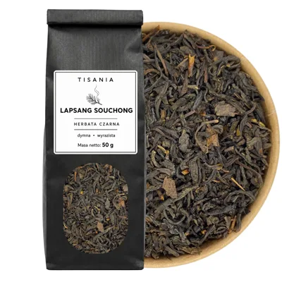 LAPSANG SOUCHONG herbata czarna WĘDZONA liściasta