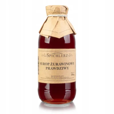 Syrop Spichlerz 330 ml żurawinowy