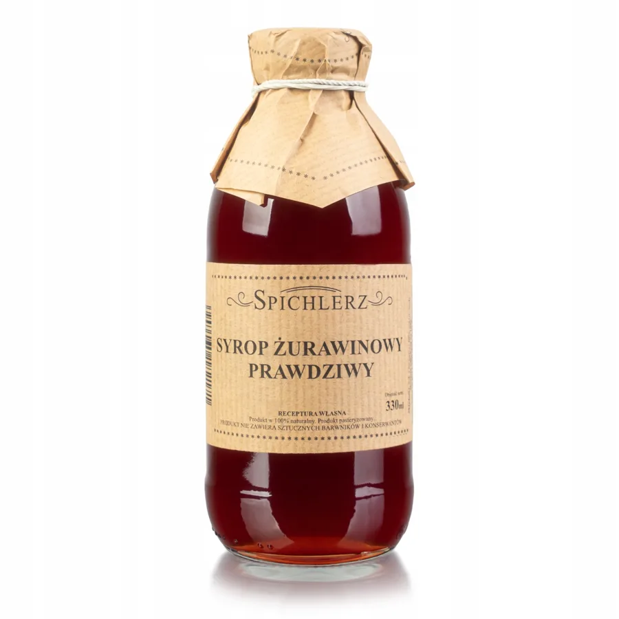 Syrop Spichlerz 330 ml żurawinowy