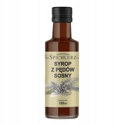 Syrop z pędów sosny 100 ml do herbaty i napojów Spichlerz