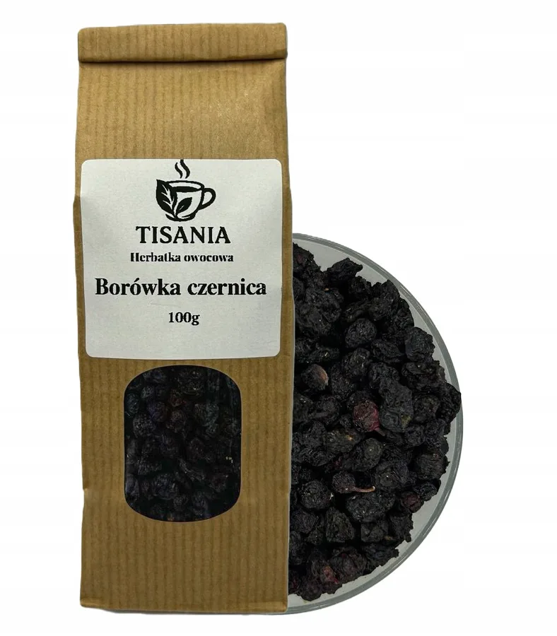 Borówka czernica owoc suszony 100g Napar owocowy TISANIA